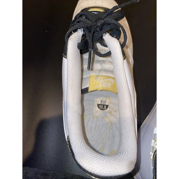 Nike Air Force Low Yellow Black White Mens Size 11.5 - Picture 8 of 8